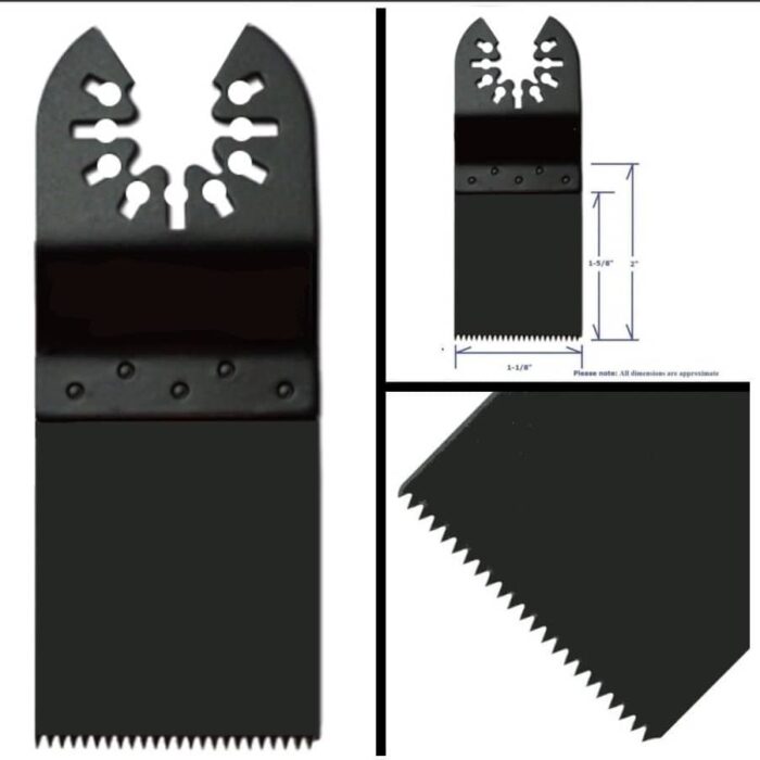 wood plastic soft metal blade