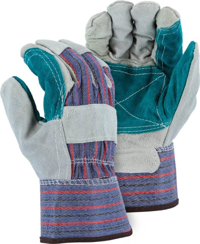 double leather palm gloves 2