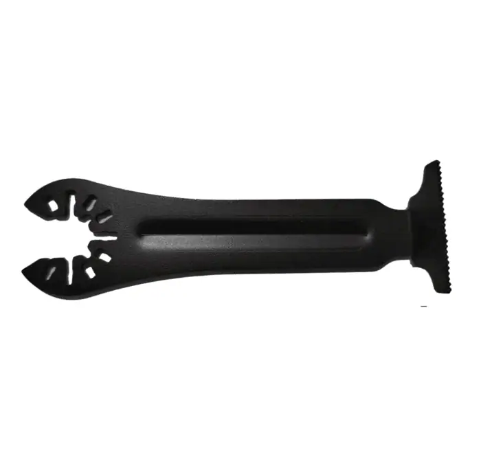 Black plastic cable management wrench for network installations, durable and ergonomic, designed for cable organization and removal. Ideal for IT professionals and data center setups.